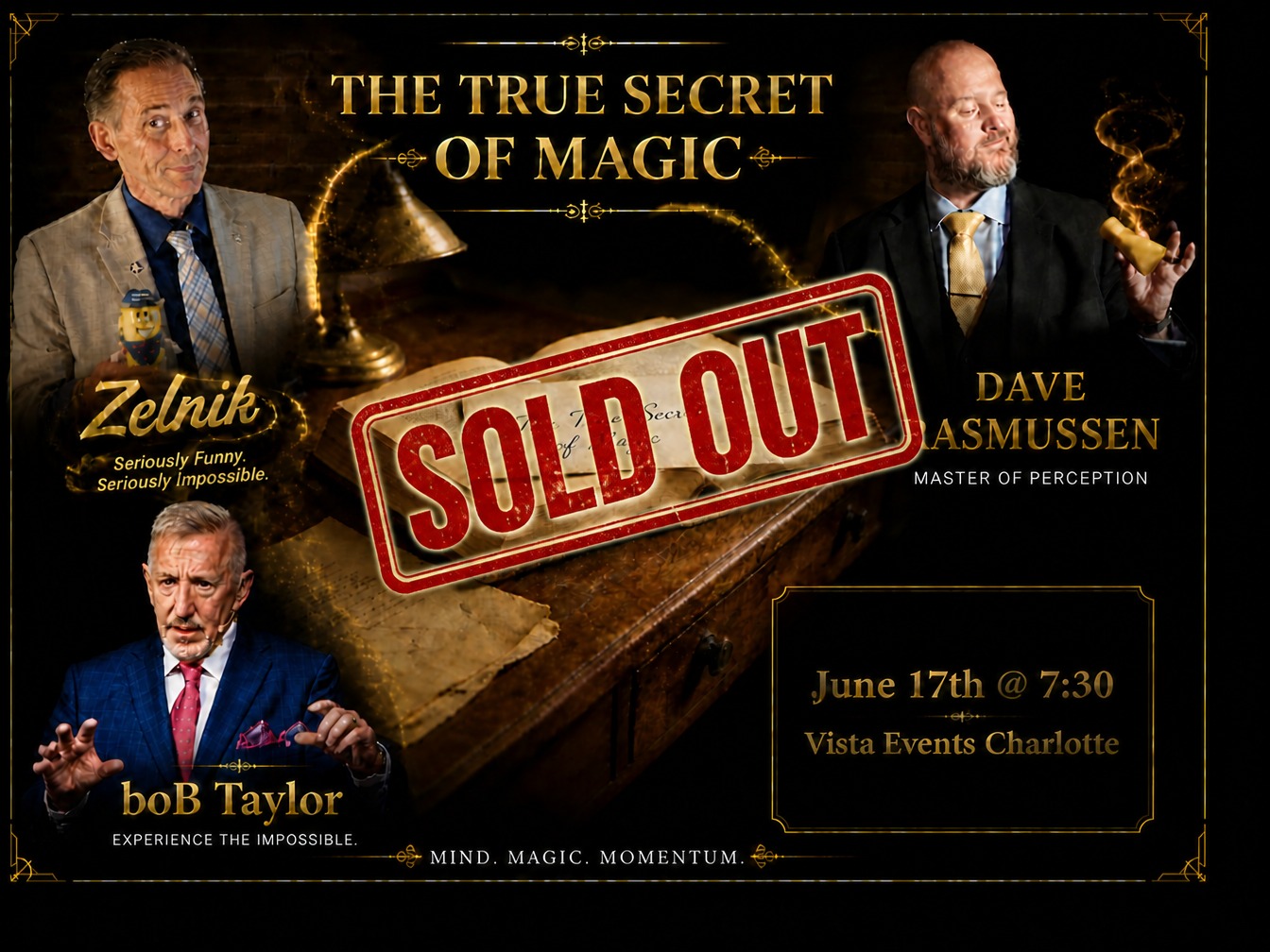 Sold out Charlotte Magic Show